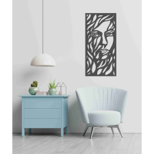  Női portré lézervágott falikép – természetes fa dekoráció dekorációs kellék