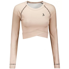  Női prémium, hosszú ujjú funkcionális crop felső ALTISPORT VOJ/ALW000TR04 BARNA méret: XXXL
