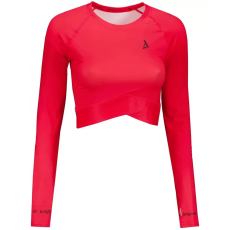  Női prémium, hosszú ujjú funkcionális crop felső ALTISPORT VOJ/ALW000TR04 PIROS méret: XL