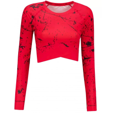  Női prémium, hosszú ujjú funkcionális crop felső ALTISPORT VOJ/ALW034TR04 PIROS méret: XXXL