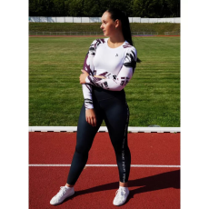  Női prémium, hosszú ujjú funkcionális crop felső ALTISPORT VOJ/ALW039TR04 FEHÉR méret: M