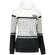  Női prémium pulóver ALTISPORT VOJ/ALW023MI01 FEKETE ÉS FEHÉR méret: XXXL