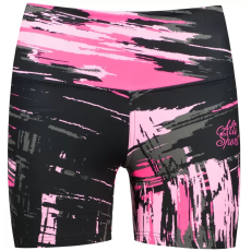  Női rövid prémium leggings ALTISPORT VOJ/ALW010LEG03 FEKETE/VILÁGOS RÓZSASZÍN méret: XL