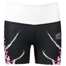  Női rövid prémium leggings ALTISPORT VOJ/ALW022LEG03 FEKETE RÓZSASZÍN méret: S női rövidnadrág