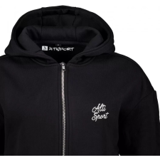 Női rövid, túlméretezett pulóver ALTISPORT BYB/ALW056BY237 FEKETE méret: 5XL női pulóver, kardigán