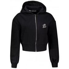 Női rövid, túlméretezett pulóver ALTISPORT BYB/ALW056BY237 FEKETE méret: XXL női pulóver, kardigán