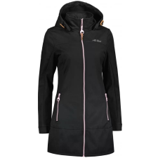 Női softshell kabát ALTISPORT CIARA FEKETE/RÓZSASZÍN méret: M női dzseki, kabát