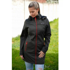 Női softshell kabát ALTISPORT CIARA KHAKI/PIROS méret: S női dzseki, kabát