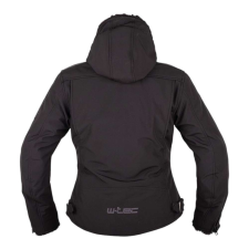 Női softshell motoros kabát W-TEC Prothara bővített L fekete motoros kabát