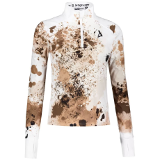  Női sport pulóver prémium plusz ALTISPORT VOJ/ALW055MI04 FEHÉR -BROWN méret: XS
