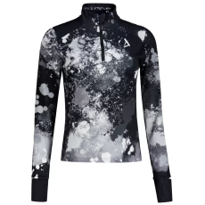  Női sport pulóver prémium plusz ALTISPORT VOJ/ALW055MI04 FEKETE -FEHÉR méret: L