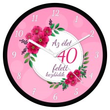  Női születésnapi falióra - 40 felett falióra