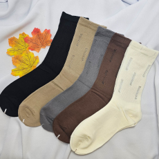  Női zokni pasztell színeben lyukacsos mintával 5 pár/cs 38-41