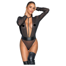 Noir / Noir - nyakpántos, lenge body (fekete) body