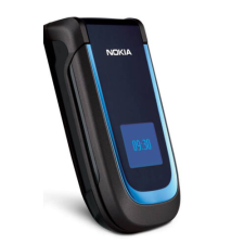 Nokia 2760 elő+akkuf, Előlap, sötétkék mobiltelefon, tablet alkatrész