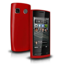 Nokia 500, Szilikon tok, S-Case, piros tok és táska