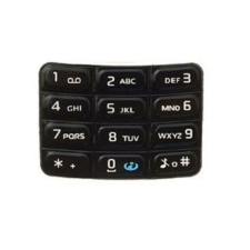 Nokia 5200/5300 alsó, Gombsor (billentyűzet), fekete mobiltelefon, tablet alkatrész