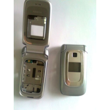 Nokia 6085 elő+akkuf+antf+köz, Előlap, ezüst mobiltelefon, tablet alkatrész