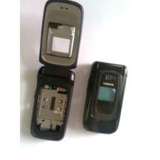 Nokia 6085 elő+akkuf+antf+köz, Előlap, fekete mobiltelefon, tablet alkatrész