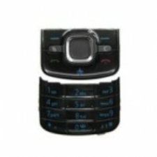 Nokia 6210 Navigator felső, Gombsor (billentyűzet), fekete mobiltelefon, tablet alkatrész