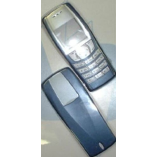 Nokia 6610 elő+akkuf, Előlap, kék mobiltelefon, tablet alkatrész