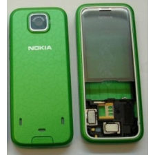 Nokia 7310 Sn k. ház, Előlap, zöld mobiltelefon, tablet alkatrész