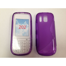 Nokia Asha 202, Szilikon tok, S-Case, lila tok és táska