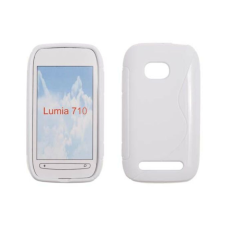 Nokia Lumia  710, Szilikon tok, S-Case, fehér tok és táska