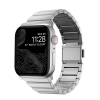 Nomad aluminum band, silver - apple watch ultra (49mm) 8/7 (45mm)/6/se/5/4 (44mm)/3/2/1 (42mm) nm01328285