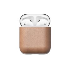 Nomad Apple AirPods 1/2 Bőr tok - Barna (NM721N0000) fülhallgató, fejhallgató tok