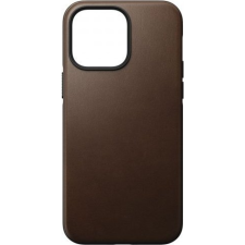 Nomad iPhone 14 Pro Max Bőr Hátlapvédő tok - Sötétbarna (NM01239185) tok és táska