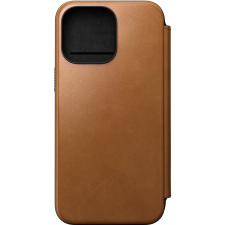 Nomad Modern Folio English Tan iPhone 15 Pro Max bőr tok tok és táska