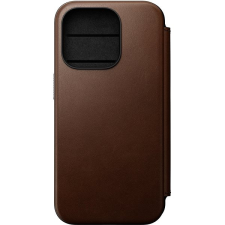 Nomad Modern Folio iPhone 15 Pro barna bőr tok tok és táska