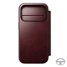 Nomad Modern Leather Folio Burgundy iPhone 2025 Pro tok és táska