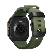 Nomad Rocky Point Szíj Apple Watch-hoz - Fekete/Erdő (42/44/45/49mm) okosóra kellék