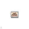 Nomination "9K Rosé Boldog Karácsonyt" charm - 430111-14