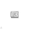 Nomination "dupla szív" charm - 330304-47