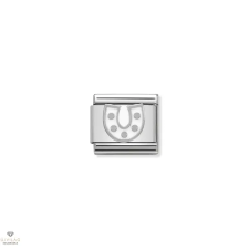 Nomination "Fehér patkó" charm - 330202-07 egyéb ékszer