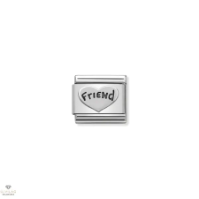 Nomination "Friend szív" charm - 330101-18 medál
