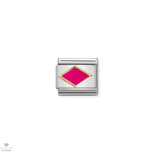 Nomination "Fukszia rózsaszín rombusz" charm - 030285-52 egyéb ékszer