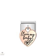 Nomination &quot;I Love my Baby&quot; szív charm - 431803-08 egyéb ékszer