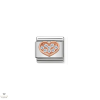 Nomination "Köves szív" charm - 430302-13
