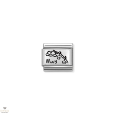 Nomination &quot;Májusi születésnapi viráglap&quot; charm - 330112-17 egyéb ékszer