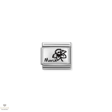 Nomination "Márciusi születésnapi viráglap" charm - 330112-15 egyéb ékszer