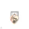 Nomination "Mom" szív charm - 431803-09