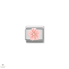 Nomination "Pink virág" charm - 430510-03