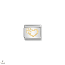 Nomination &quot;Szív virággal&quot; charm - 030253-40 medál