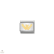 Nomination &quot;W&quot; betű charm - 030101-23 medál