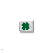 Nomination "Zöld lóhere" charm - 330202-12 egyéb ékszer