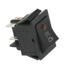 Non branding BIPOLÁRIS FEKETE KAPCSOLÓ 16A 250V kisháztartási gépek kiegészítői